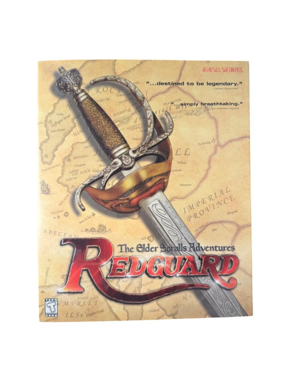 The Elder Scrolls Adventures: Redguard PC Game Big Box By Bethesda Softworks New